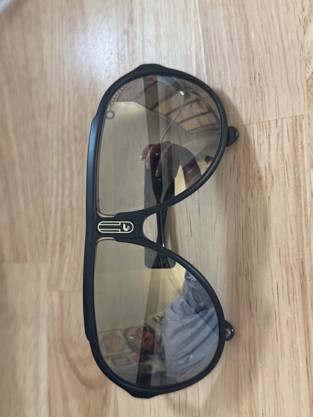 Carrera Endurance Black and Gold Sunglasses